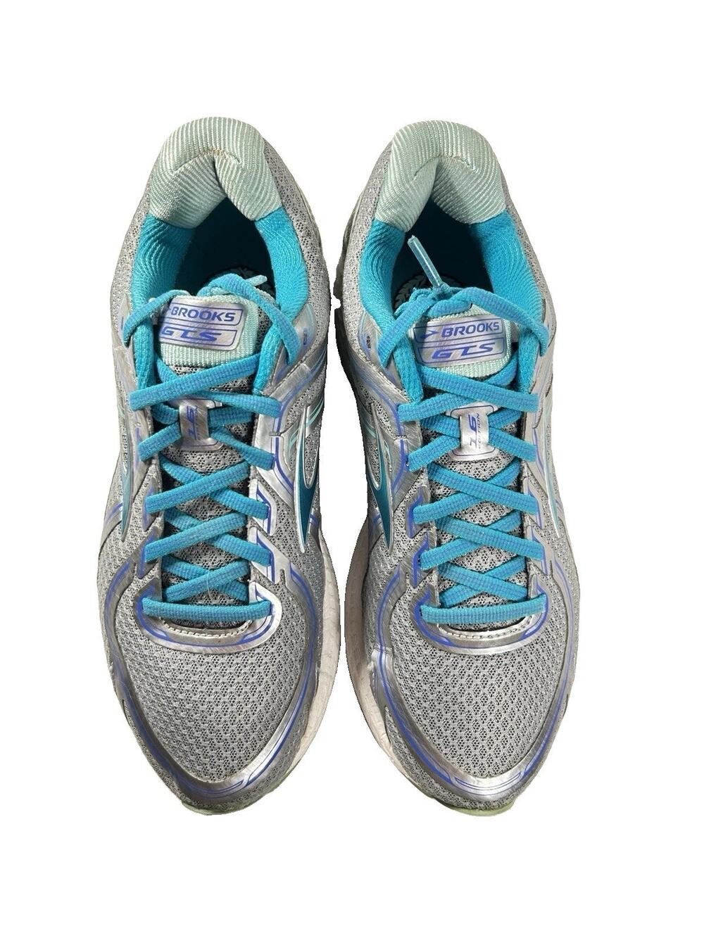 Brooks GTS Women' Running Shoes Adrenaline Gray Lace Up Mesh Sz 9.5